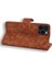 Apple iPhone 14 Telefon Kılıfı Için 6.1 Inç Kısa Çiçek Telefon Kapağı Iyi Korumalı Cüzdan Tasarım Buzağı Doku Deri Kapak Stand-Brown (Yurt Dışından) 4