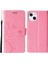 Apple iPhone 13 Telefon Kılıfı Kişiselleştirilmiş Pu Deri Kelebekler Desen Desprint Cüzdan Kart Yuvaları Telefon Stand Kılıfı 6.1 Inç-Pembe (Yurt Dışından) 1