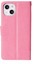 Apple iPhone 13 Telefon Kılıfı Kişiselleştirilmiş Pu Deri Kelebekler Desen Desprint Cüzdan Kart Yuvaları Telefon Stand Kılıfı 6.1 Inç-Pembe (Yurt Dışından) 3