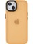 Apple iPhone 13 Telefon Kasası 6.1 Inç Yumuşak Dokunuş Serisi Pc+Tpu Hibrid Telefon Kılıf Mat Finger Finterprint Anti-Fingerprint Telefon Koruyucu Kapak-Orange (Yurt Dışından) 2