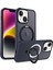 Apple iPhone 13/14 Için Telefon Kasası 6.1 Inç Magsafe Telefon Kasası Pc+Tpu Ring Kickstand Koruyucu Kapak-Karanlık-Mavi (Yurt Dışından) 1