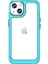 Apple iPhone 13 Telefon Kılıfı Tpu+Akrilik Telefon Kılıfı 6.1 Inç Kırpma Dayanıklı Bağımsız Pc Düğmeleri-Tövbe-Görevli Blue (Yurt Dışından) 1