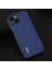 Apple iPhone 13 Ultra Yetensiz Telefon Kılıfı Için Litchi Doku Cowhide Deri Kaplamalı Pc+Tpu Kabuk Mavisi (Yurt Dışından) 2