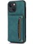 Apple iPhone 13 Telefon Kılıfı Için 6.1 Inç Üçlü Kart Tutucu Cüzdan Telefon Kickstand Cover Pu Deri+Tpu Şok Geçirmez Kasa Mavisi (Yurt Dışından) 1