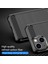 Apple iPhone 13 Telefon Kılıfı Için 1.8mm Esnek Tpu Anti-Çizelge Karbon Fiber Fırçalı Koruyucu Kapak Telefon Geri Kılıf 6.1 Inç-Black (Yurt Dışından) 2