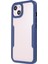 Apple iPhone 13 Telefon Kılıfı Pet Ekran Koruyucu+Akrilik Arka Panel+Tpu Çerçeve Telefon Hibrit Kapak Kılıfı 6.1 Inç-Dark Mavi (Yurt Dışından) 3