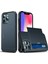 Apple iPhone 13 Telefon Kılıfı Için Iyi Koruyucu Koruyucu Korumalı Slayt Kartı Tutucu Pc+Tpu Hibrit Geri Telefon Kılıfı 6.1 Inç-Mavi (Yurt Dışından) 1