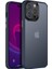 Apple iPhone 14 Telefon Kasası 6.1 Inç Önleme Önleme Matı Anti-Parmak Izi Tpu+Pc Telefon Kılıfı Hafif Ince Lens Koruma Arka Kapak-Dark Mavi (Yurt Dışından) 1