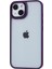 Apple iPhone 14 Telefon Kasası 6.1 Inç Şok Geçirmez Pc+Tpu Kapak Metal Kamera Lens Çerçeve Metal Düğmeleri Cep Telefonu Kılıf Dökümlü Mor (Yurt Dışından) 3