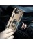 Apple iPhone 13 Telefon Kasası Araba Montaj Rotary Yüzüğü Kickstand Askeri Sınıf Pc Tpu Combo Kasa Şok Geçirmez Kapak 6.1 Inç-Altın (Yurt Dışından) 3