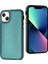 Yb Deri Kaplama Serisi-6 Apple iPhone 13 Pu Deri+Tpu Kabuk Şok Emici Cep Telefonu Kılıf Yeşili (Yurt Dışından) 4