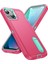 Apple iPhone 13 6.1 Inç Metal Kickstand Pc+Tpu Askeri Anti-Drop Koruma Telefon Kılıfı Kapak Gül Mavi (Yurt Dışından) 1