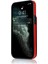 Apple iPhone 13 Telefon Kılıfı Tutucu Tasarım Pu Deri+Tpu Doğru Renk Iyi Korunmuş Telefon Kasası Kickstand Kapak 6.1 Inç-Kırmızı (Yurt Dışından) 4