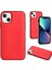 Yb Deri Kaplama Serisi-6 Apple iPhone 13 Pu Deri+Tpu Kabuk Şok Absorlama Cep Telefonu Kasa Kırmızısı (Yurt Dışından) 1