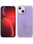 Apple iPhone 13 Telefon Kasası Için Işıltı Yıldızlı Gökyüzü Ince Işık Epoksi Anti Scratch Tpu Telefon Kasa Koruyucusu 6.1 Inç-Mor (Yurt Dışından) 1