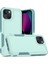 Apple iPhone 13 Telefon Kasası 6.1 Inç Önleme Önleyici Hafif Pc+Yumuşak Tpu Çift Katman Koruma Kılıfı Çizgiye Karşı Çizelge Anti Tele Kapak Işık Yeşil (Yurt Dışından) 1