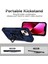 Apple iPhone 13 Telefon Kasası 6.1 Inç Önleme Önleyici Cep Telefon Kılıf Yüzüğü Kickstand Hibrid Pc+Tpu Kabuğu Slayt Kamera Koruma Kapak Mavisi (Yurt Dışından) 2