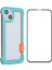 Apple iPhone 13 Telefon Kasası Ince Telefon Kasası+9h Temperli Cam Ekran Koruyucu 6.1 Inç Çerçevesiz Isı Disipasyonu Telefon Kabuğu Damla Direnci Koruyucu Kapak Mavisi (Yurt Dışından) 1