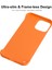 Apple iPhone 13 Telefon Kılıfı Için Air Yastıklama Için Ka Mat Çerçevesiz Çizelgeleme Önleyici Sert Pc Telefon Kılıfı Kabuk 6.1 Inç-Orange (Yurt Dışından) 4