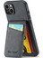 Apple iPhone 13 Rfıd Engelleme Pu Deri+Tpu Kickstand Cover-Black Için Kart Tutucu Telefon Kılıfı (Yurt Dışından) 2