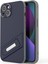 Apple iPhone 13 Telefon Kasası 6.1 Inç Pc+Tpu Telefon Kılıfı Yerleşik Kickstand Anti-Cratch Iyi Korumalı Telefon Kapağı-Dark Mavi (Yurt Dışından) 1