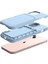 Apple iPhone 13 Telefon Kasası Için Akrilik+Tpu Hibrid Kasa Koruyucu Kapak Kart Tutucu ve Gizli Ayna 6.1 Inç Hafif Mavi (Yurt Dışından) 3