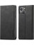 Lc Güçlü Manyetik Çok Yolda Koruma Pu Deri Deri Cüzdan Telefon Kılıfı Apple iPhone 13 6.1 Inç-Black (Yurt Dışından) 1