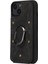 Apple iPhone 13/14 Için Telefon Kasası 6.1 Inç Kart Torba Tasarım Çarpışması Dirençli Cilt Dokunuşu Pu Deri Kaplı Tpu Manyetik Halka Kickstand-Black ile Arka Kasa (Yurt Dışından) 3