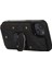Apple iPhone 13/14 Için Telefon Kasası 6.1 Inç Kart Torba Tasarım Çarpışması Dirençli Cilt Dokunuşu Pu Deri Kaplı Tpu Manyetik Halka Kickstand-Black ile Arka Kasa (Yurt Dışından) 4
