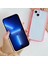 Bi-Renk Edge Akrilik Arka Panel+Tpu Tampon Apple iPhone 13 Için Şeffaf Telefon Kılıfı Kabuğu 6.1 Inç-Rose (Yurt Dışından) 2