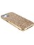 Apple iPhone 13 Telefon Kasası Parıltı Bling Tpu Elektro-Örtüşme Kenarı+Sert Bilgisayar Geri Çizme Önleyici Hafif Telefon Kılıfı 6.1 Inç-Altın (Yurt Dışından) 4