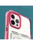 Apple iPhone 13 Telefon Kasası Anti-Fall Tpu+Pc Çift Katmanlar Şok Geçirmez Kart Tutucu 6.1 Inç-Morlu Açık Telefon Kasası (Yurt Dışından) 3