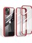 Apple iPhone 13 Telefon Kasası Için Çizilmeye Dayanıklı Çift Taraflı Temperli Cam+Tpu Kenarı Telefon Kasası 6.1 Inç-Kırmızı Kapsıyor (Yurt Dışından) 4