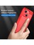 Apple iPhone 13 Telefon Kılıfı Için 1.8mm Esnek Tpu Anti-Çizelge Karbon Fiber Fırçalı Koruyucu Kapak Telefon Geri Kılıf 6.1 Inç-Kırmızı (Yurt Dışından) 3