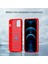 Apple iPhone 13 Telefon Kılıfı Için 1.8mm Esnek Tpu Anti-Çizelge Karbon Fiber Fırçalı Koruyucu Kapak Telefon Geri Kılıf 6.1 Inç-Kırmızı (Yurt Dışından) 4