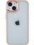 Apple iPhone 14 Telefon Kasası 6.1 Inç Şok Geçirmez Pc+Tpu Kapak Metal Kamera Lens Çerçeve Metal Düğmeleri Cep Telefonu Kılıf Pembe (Yurt Dışından) 2