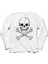 Skull Kuru Kafa Kemik Hayalet Uzun Kollu Tişört Baskılı T-Shirt 1