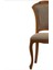 Sandalye ST Zus025 Oval Sırtlık Model Kayın Çizgi Ayak Kareli Kumaş Parlak CeviZ 5