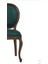 Sandalye 19753 Zus016 MADALYON Model Kayın Torna Aslan Ayak Kumlu Kumaş Elyapı 5