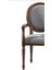 Sandalye ST Zus036 Model Tam Oyma Madalyon Model Gri Kumaş Ortopedik Parlak Ceviz 5