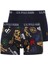 Erkek Baskılı Lacivert 2'li Boxer 80476 1