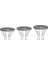 Brc Kum Saat Zigon Model Metal Krom Renk Kaplama Siyah Mermer Temper Cam El Yapım 3