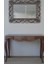 Dresuar Avangart Aslan Kayın Parlak Eskitme Gri Ayak Mdf Tabla Cnc Nakış Çerçeve 1