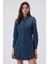 Brandy Kadın Jean Elbise Huelva Deep Blue 2