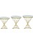 Brc Rivoli Zigon Model Metal Gold Renk Kaplama Beyaz Mermer Temper Cam El Yapım 2