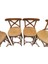Sandalye 18466 Zus709-279 ÇAPRAZ BAR Klasik Model Kayın Natüre ceviz renk Elyapım 2