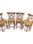 Sandalye 18466 Zus709-279 ÇAPRAZ BAR Klasik Model Kayın Natüre ceviz renk Elyapım 5