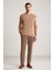 Slim Fit Bisiklet Yaka Camel Merino Yün Triko 1