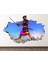 Samuray Temalı Full Hd Baskı 3D Modern Duvar Sticker 1