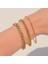 Küba CHAIN-4MM-18CM Sunıbı Klasik Yılan Zincir Bilezikler Kadınlar Için Trend Altın Kaplama Paslanmaz Çelik Küba Zincir Bileklik Trendy Kadın Hediyeler Takı (Yurt Dışından) 5